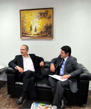 Domingos Sávio se encontra com ministro do Esporte, Aldo Rabelo, para pedir investimentos para jovens em risco social domingos - ministro alto rabelo